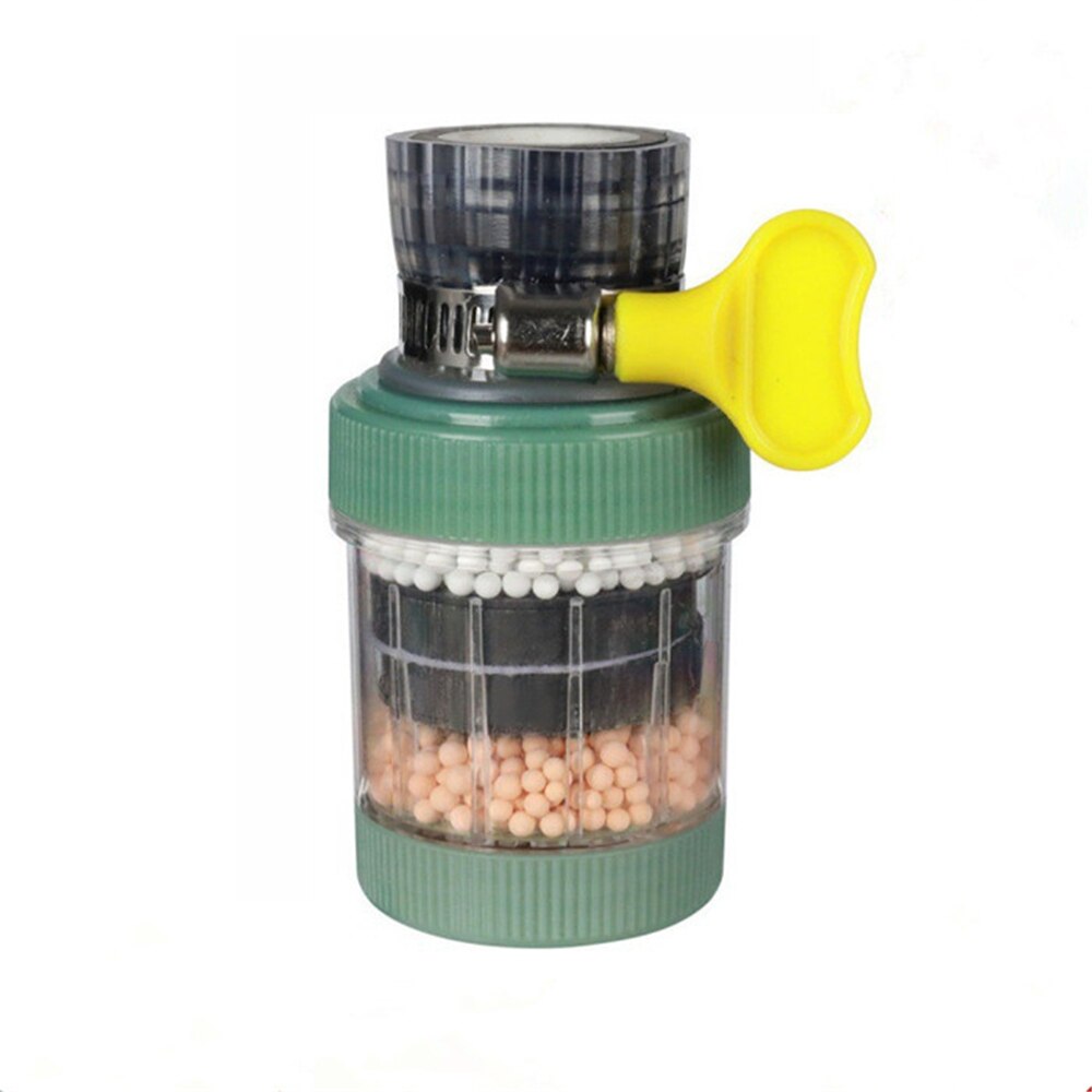 Shower Head Nozzle Filter Faucet Filter Water Saving Bubbler Activated Carbon Filter Universal Kitchen Faucet 5 Layer Purifier: D