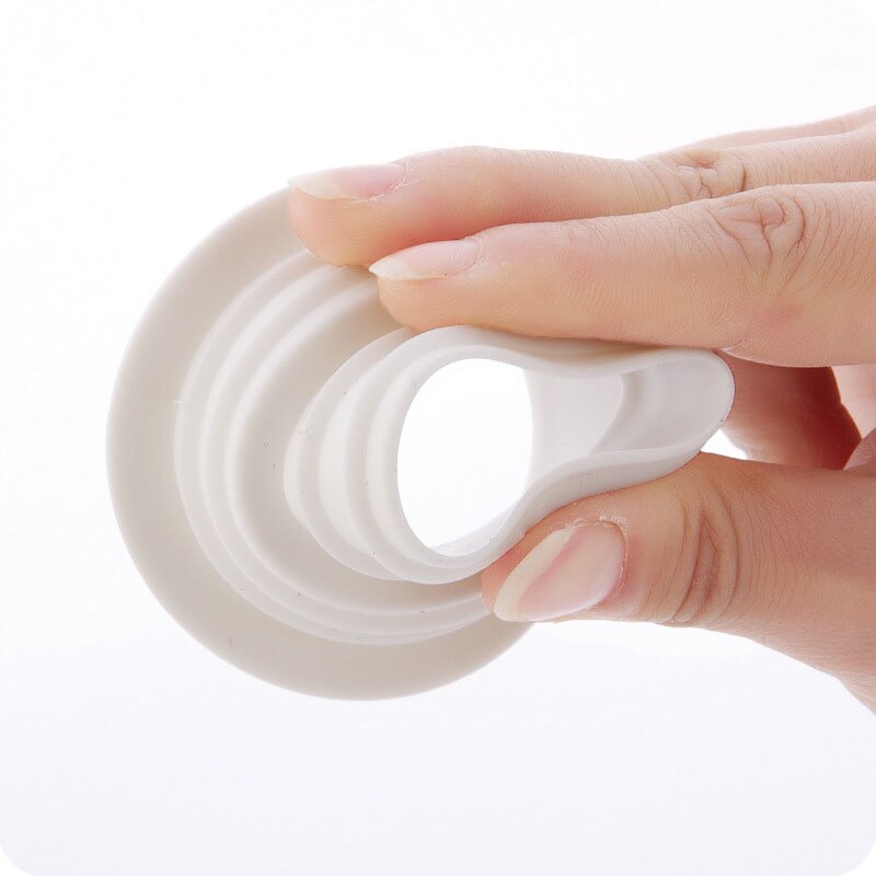 1Pcs Plastic Deodorant Wassen Machine Pijp Connector Gereedschappen Afdichting Plug Val Anti-geur Telescopische Rioolbuis Accessoires: WHITE