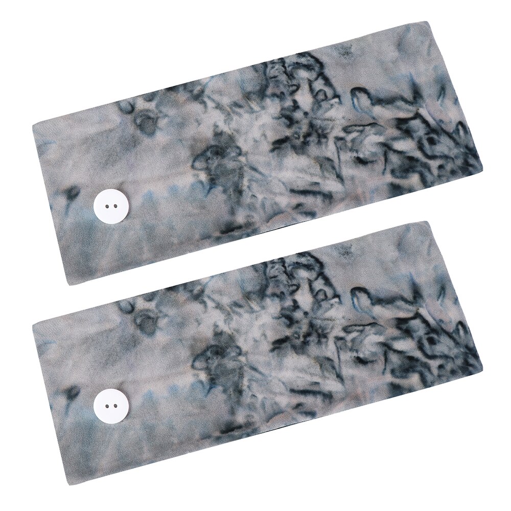 Vrouwen Geknoopt Hoofdband Kleurrijke Afdrukken Brede Stretch Tulband Koreaanse Tie Dye Sjaal Accessoires Mode Haarband Voor Meisje