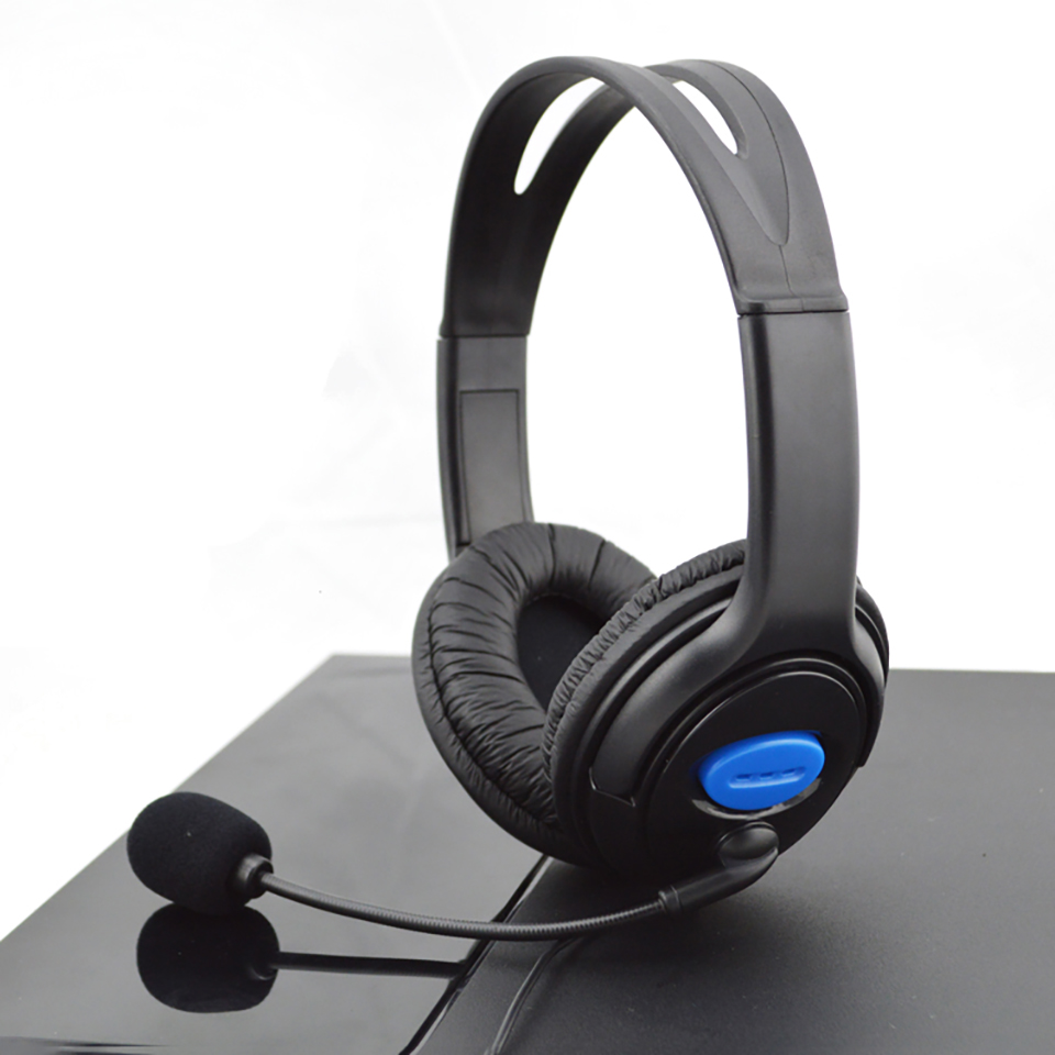 Przewodowe słuchawki z mikrofonem izolacja hałasu słuchawki 40mm sterownik bas Stereo dla Sony PS3 PS4 Laptop komputer dla graczy zestaw słuchawkowy
