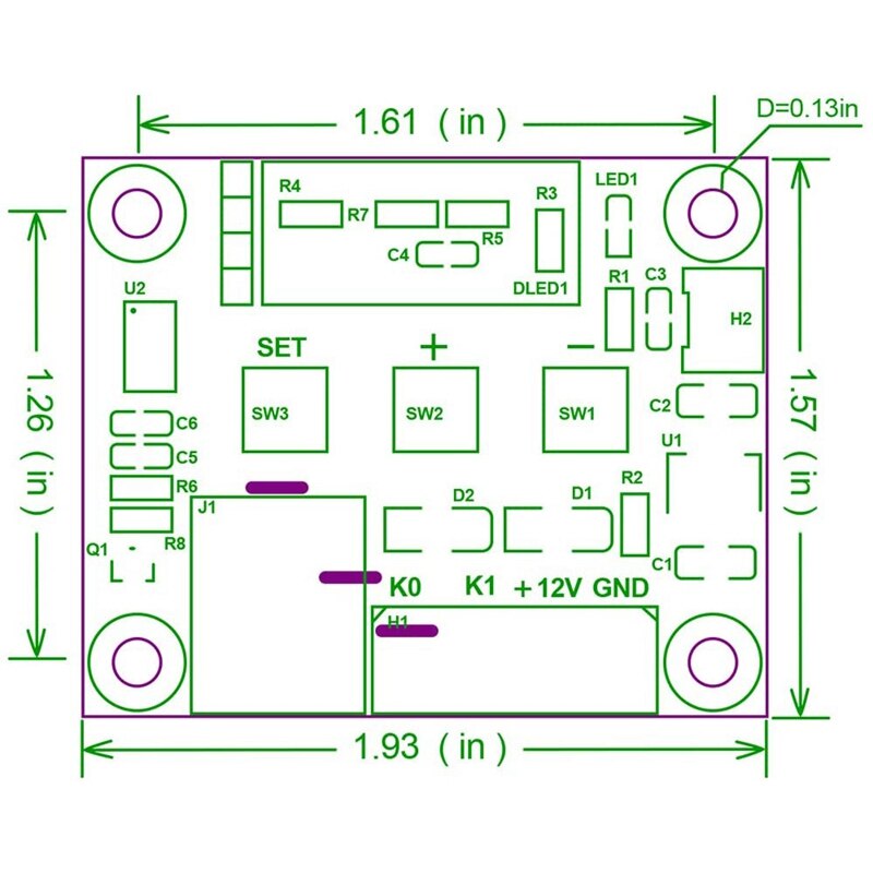 4Pcs W1209 Dc Digitale Temperatuur Controller Module Elektronische Temperatuur Temp Controle Module Schakelaar Met Acryl Case