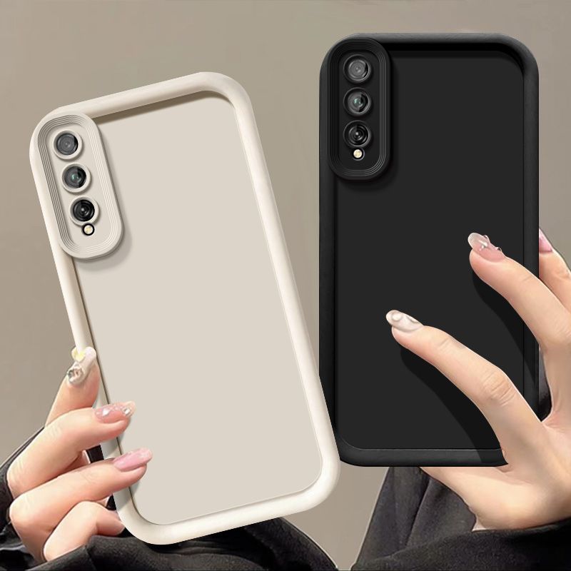 Hoesje voor huawei  y8p, huawei p smart s telefoonhoesje, complete set, matte, anti-aanbak, zachte beschermhoes