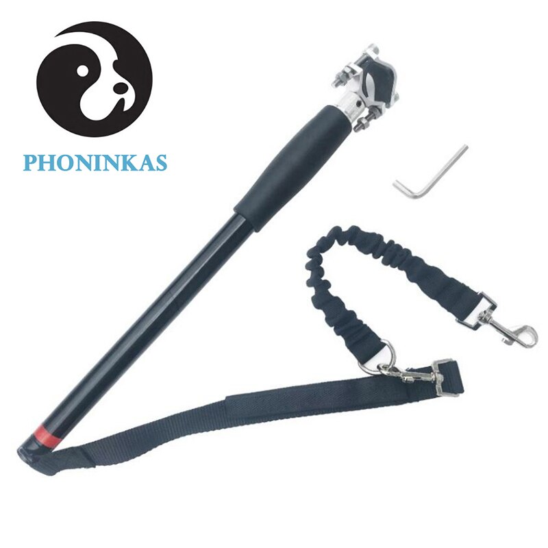 Dog Bicycle Bike Exerciser Leash Attachment Distance Keeper Hands Free Lead Pets Leash Elastic Dog Bicycle Traction Belt Rope