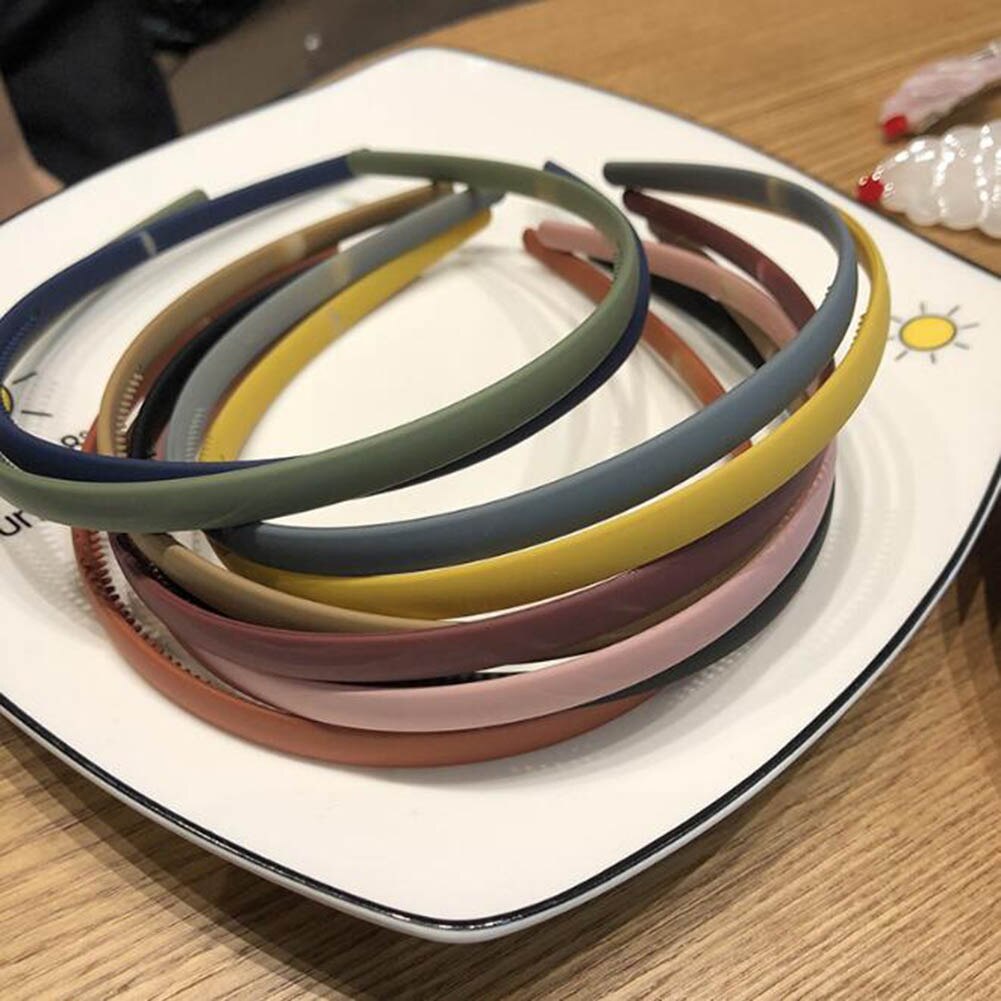 Antislip dunne eenvoudige haarbanden schattige hoofdband haarringen houder ornament hoofdband dames haaraccessoires