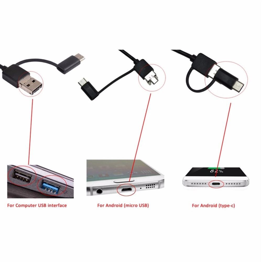 3 in 1 USB Oor Schoonmaken Endoscoop Visuele Earpick Met Mini Camera HD Oor Schoonmaken Tool