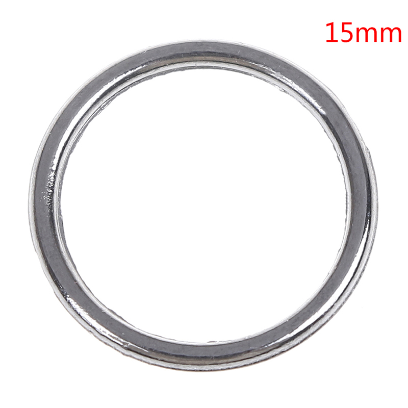 100 stuks/partij zilveren/gouden bh-ringen schuifjes lingeriehaken versteller ondergoed accessoires: Zwart 15mm