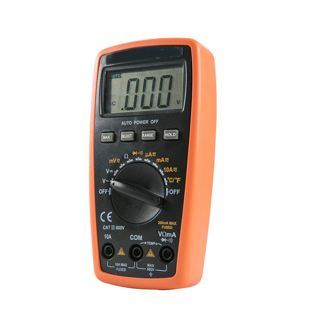 81B Mini Digitale Multimeter Auto Range Meet Weerstand Stroom Spanning Temperatuur Pocket Ampèremeter Dq