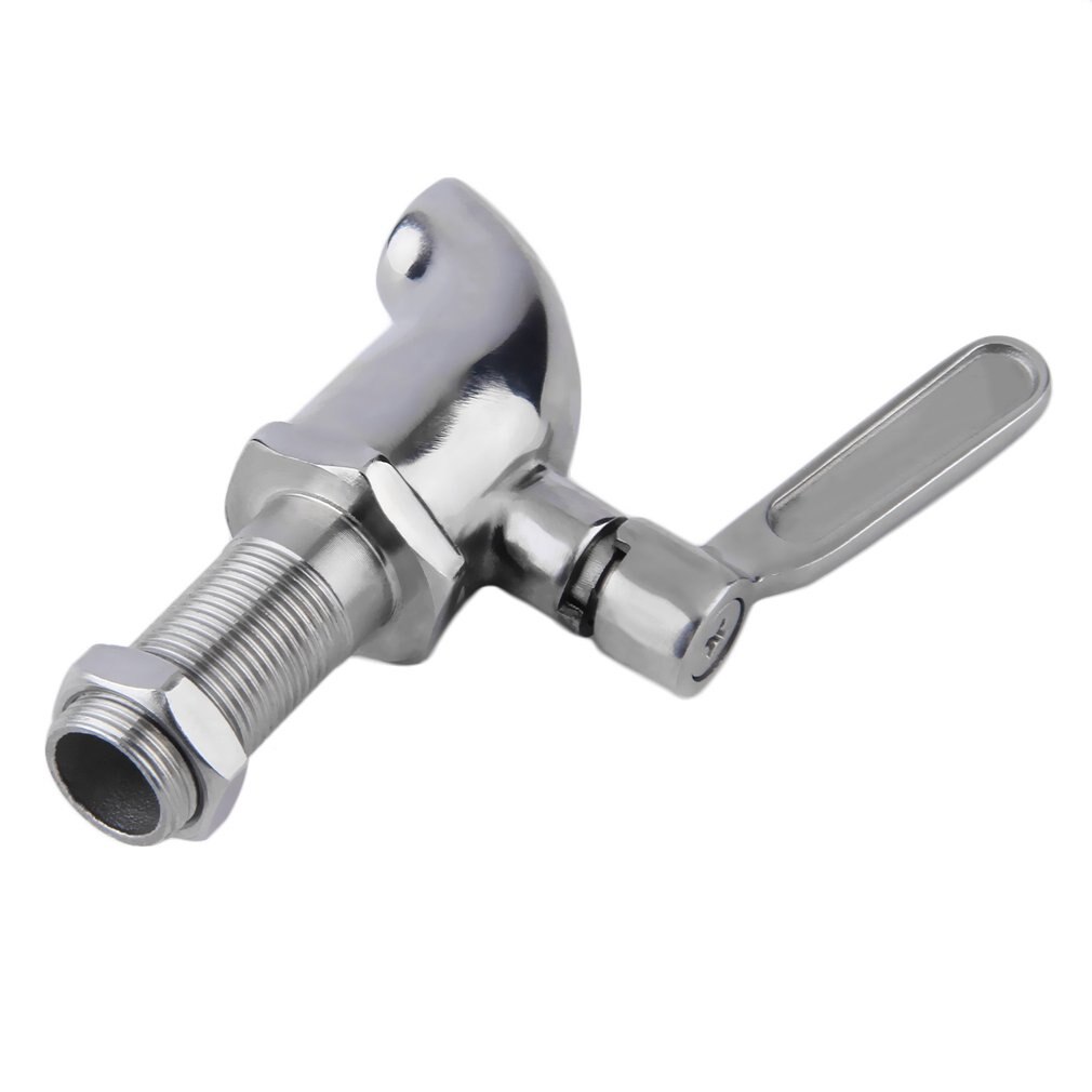 Durable Stainless Steel Beverage Drink Dispenser Wine Barrel Spigot Faucet Tap For Home Bathroom Kitchen
