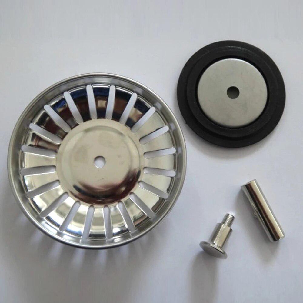 Stainless Steel Kitchen Sink Drain Mesh Stopper Basket Leach Strainer Waste Plug Kitchen Basin Sink Filter Anti-blocking Tool