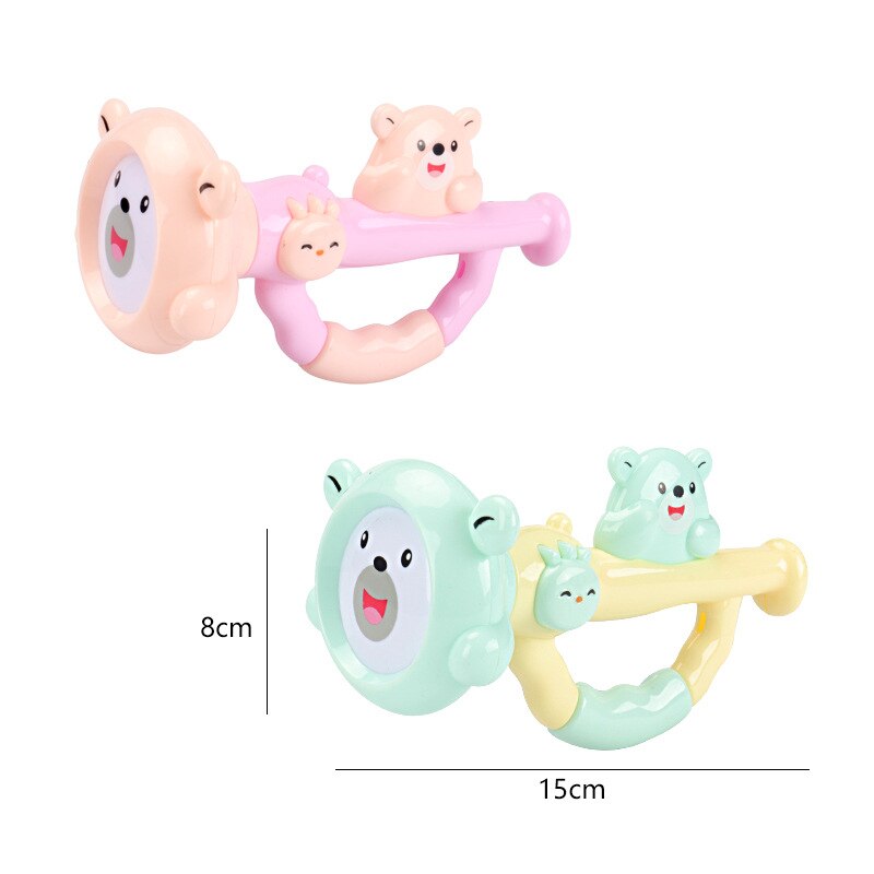 Baby Speelgoed Pasgeboren Hand Rammelaar Baby Puzzel Bel Coax Baby Hand Grip Bell Kleurrijke Regenboog Percussion Musical Party Kids Game