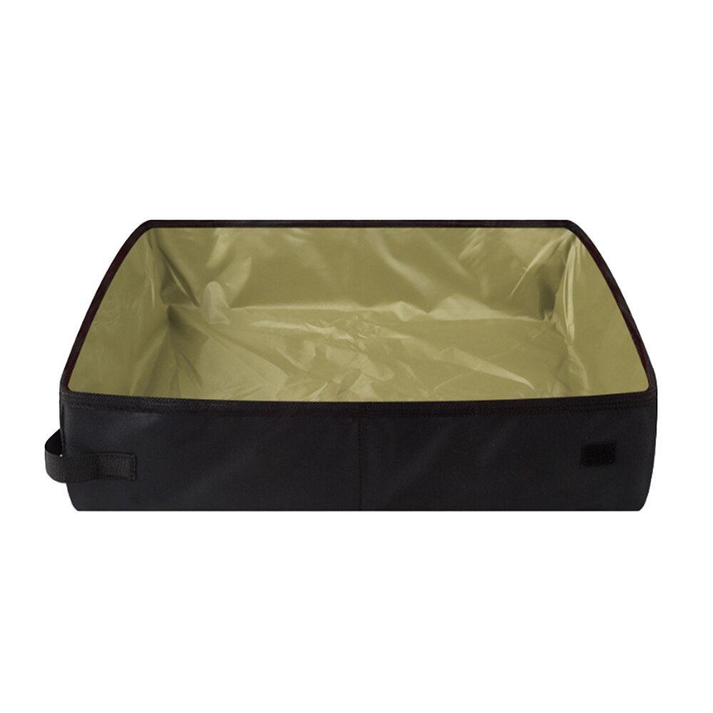 Folding Pet Cat Litter Box Portable Travel Toilet Seat Waterproof Outdoor Foldable Cat Litter Box Ccat Toilet Training Potty: As Shown / S