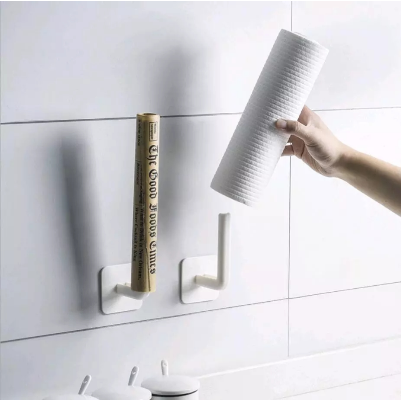 1 stuks keuken zelfklevende accessoires papierrolhouder handdoekenrek papieren handdoekhouder badkamer toilet opbergrek