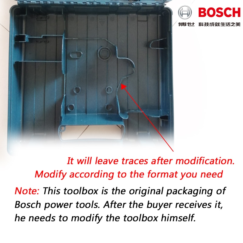 Original Bosch hand drill tool box household multifunctional hardware storage box box box plastic suitcase