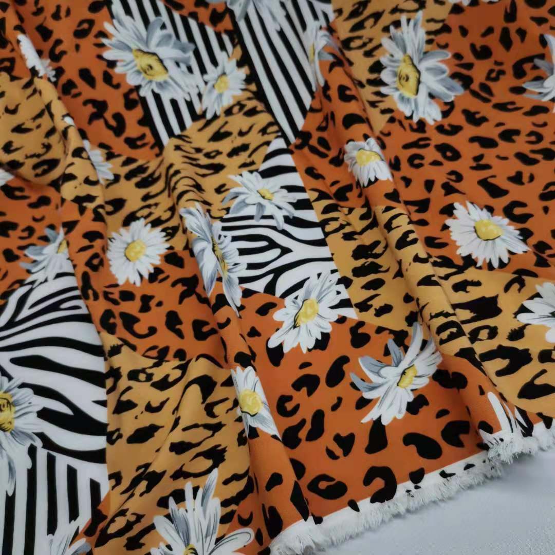 Kjole stof chiffon stretchy jakkesæt stof sommer materiale: 10