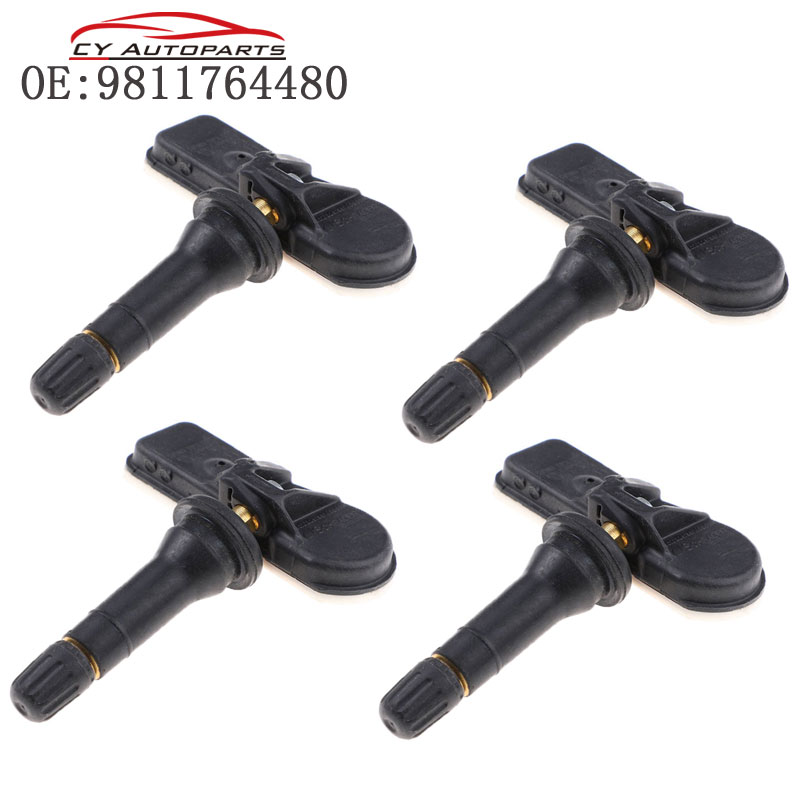 4 Stuks Tpms Bandenspanning Monitor Sensor Voor Citroen Jumpy Peugeot Expert C4 C5 308 3008 508 5008 408 9811764480