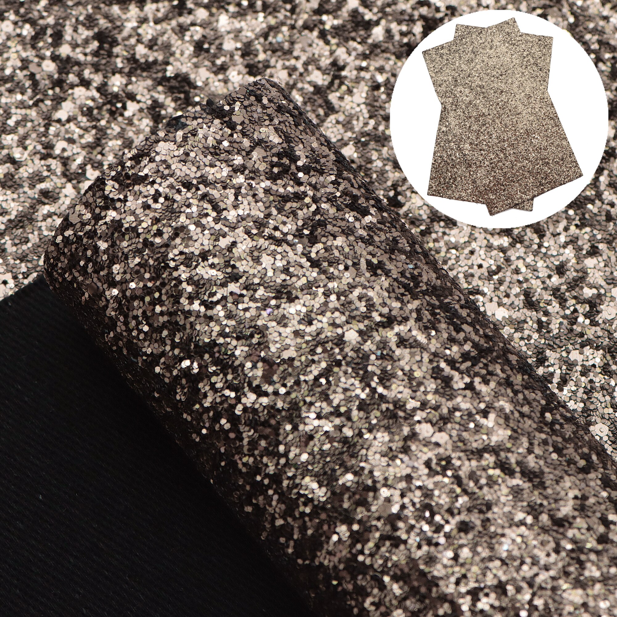 Chunky cekiny brokat opalizujący materiał Faux syntetyczny PU skóra szyć ręcznie łuk ręcznie robiona torba kolczyk DIY materiał arkusz, 1Yc20082: 1071374028