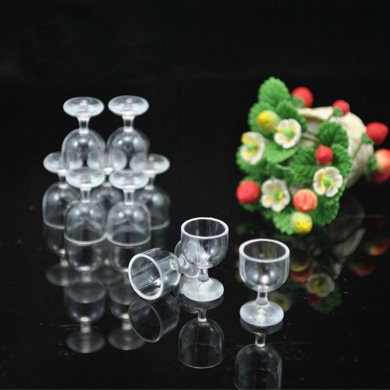100PC 1/6 Scale Dollhouse Miniatures Mini Wine Bottles Drinks Decorat