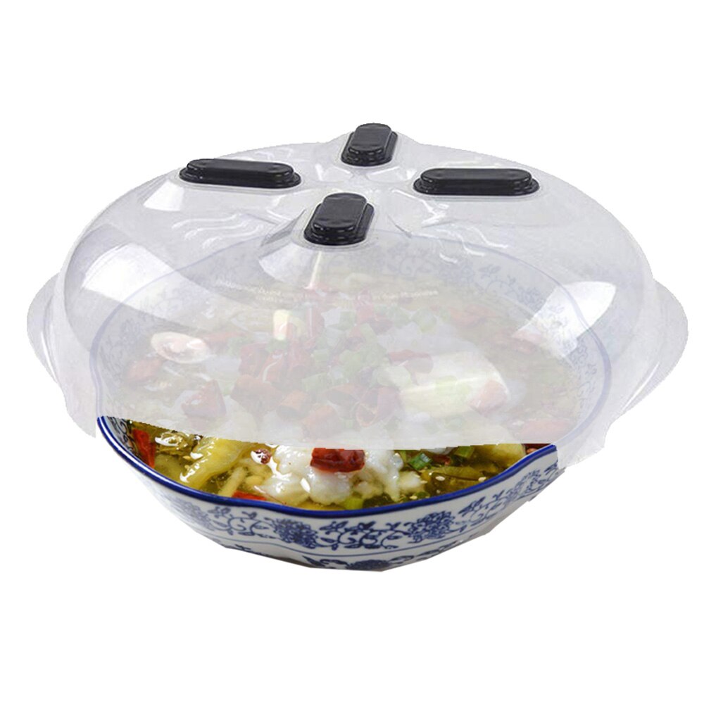Safety Splatter Guard Magnet Food Microwave Hover Anti-Sputtering Cover with Steam Vents Magnetic Splatter Lid Heat Resistant