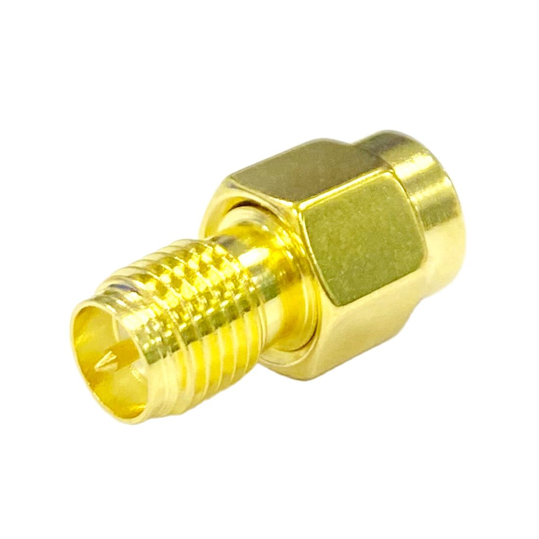 1pc SMA Stecker Zu RP-SMA Weibliche Conenctor Männlichen Stift RF koax Adapter Modem Konverter Gerade Vergoldet NEUE