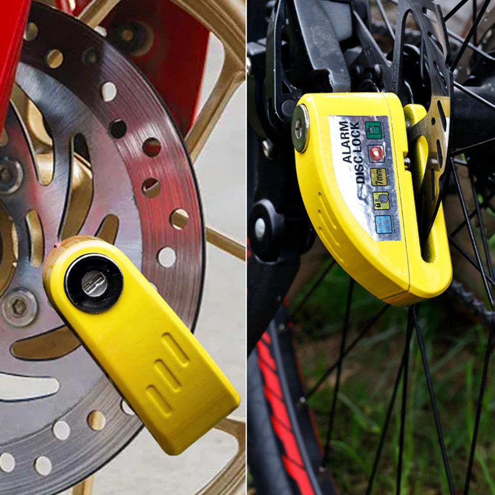 Motorrad Scheiben brems schloss Alarm chloss Diebstahls icherung elektrische Batterie Auto Fahrrad Bremsscheibe Legierung wasserdicht