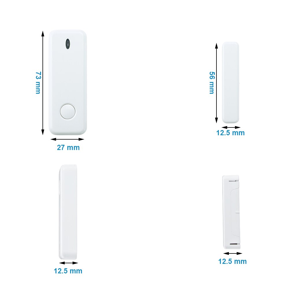 Awaywar Door Window Sensor 433MHz Wireless Magnetic Switch Contact Detector Signaling for Intruder home Security Alarm System