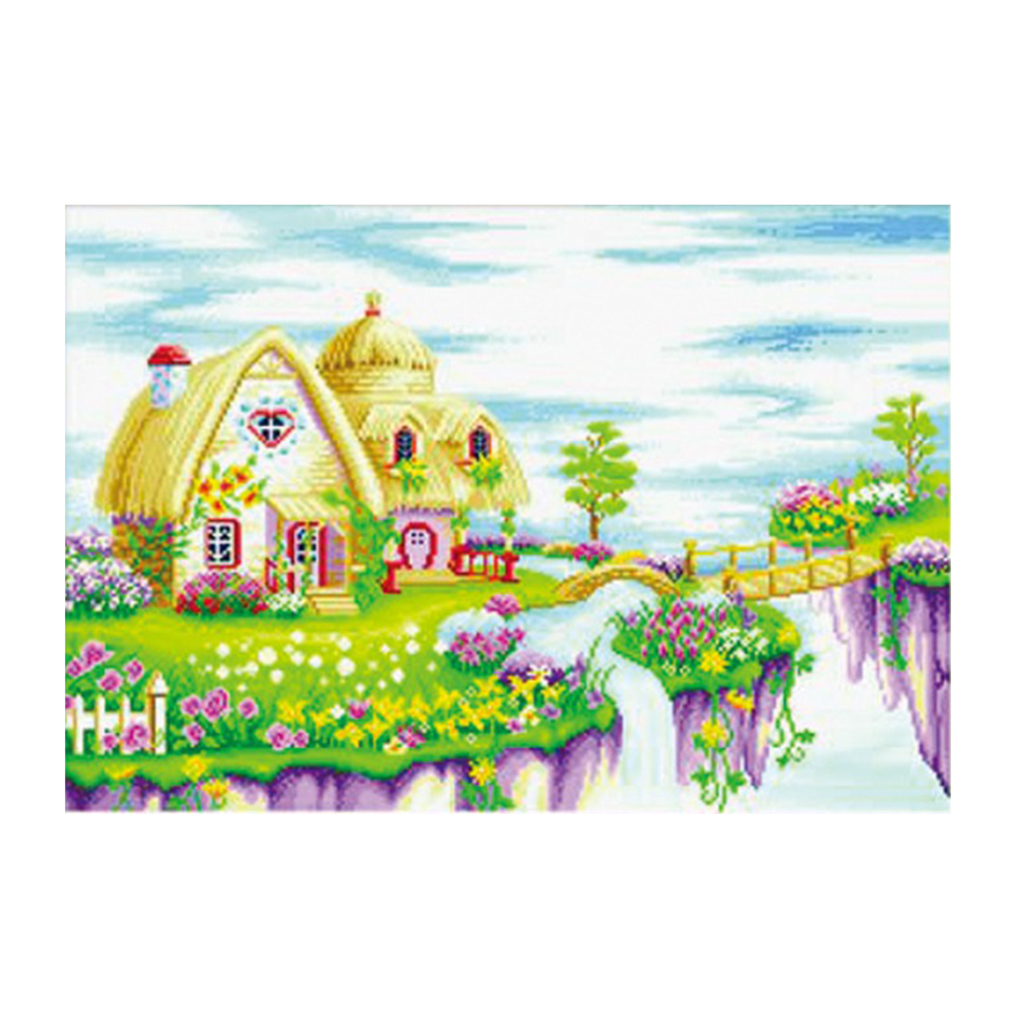 Dimensions Stamped Cross Stitch Kits Fairy Tale World 66x48cm / 26x19in