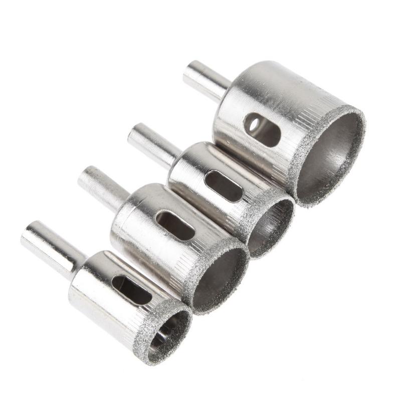 10 Pcs Diamond Drill Bit Set 10 Different Sizes 6Mm To 30Mm Diamond Tools Hole Saw Suitable For Drilling Holes In Glass & Marble