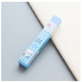 1 Uds bonito borrador de lápiz de goma 2B rectangular bonito para oficina escuela niños Premio escritura dibujo estudiante elemento: Blue