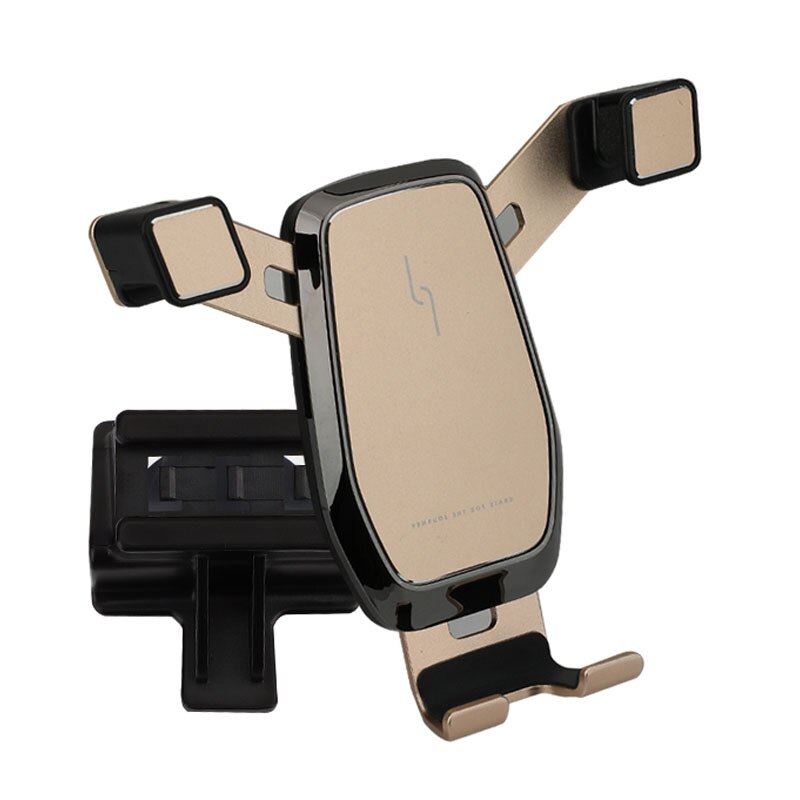 Auto Telefoon Houder Auto Mount Intelligente Infrarood Voor Air Vent Mount Voor Geely Binyue Binrui Smart Charger Draadloze: Rose gold B