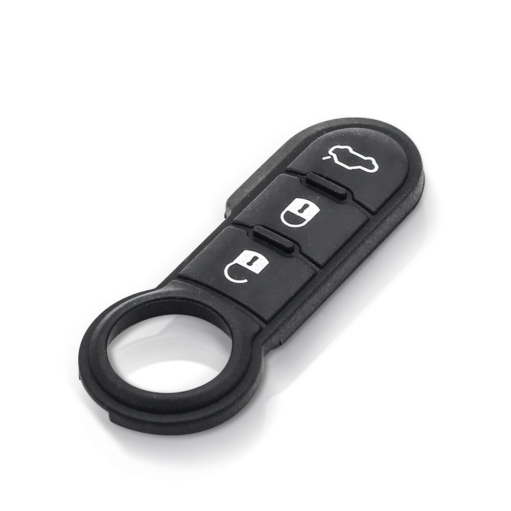 Cover Portachiavi In Silicone TPU Beige Per Fiat 500, Panda, Punto, Ducato - Chiave Flip Key