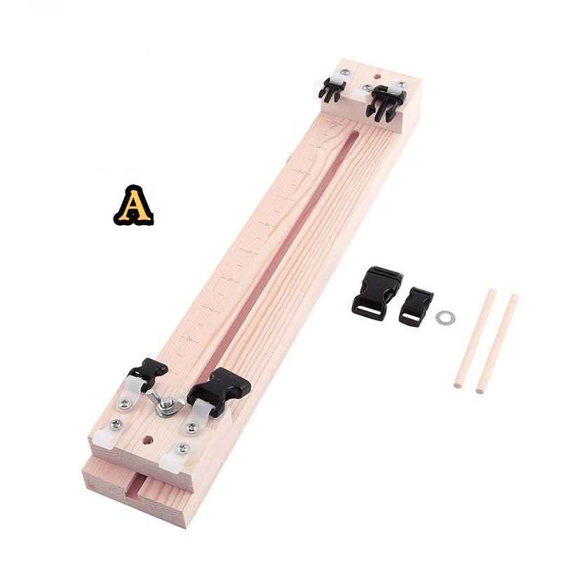 Plantilla DIY de paracord de madera maciza, fabricante de brazaletes herramienta para tejer, nudo trenzado, cuerda de paracaídas, Utensilios de costura, pulsera, dispositivo trenzado: Type A