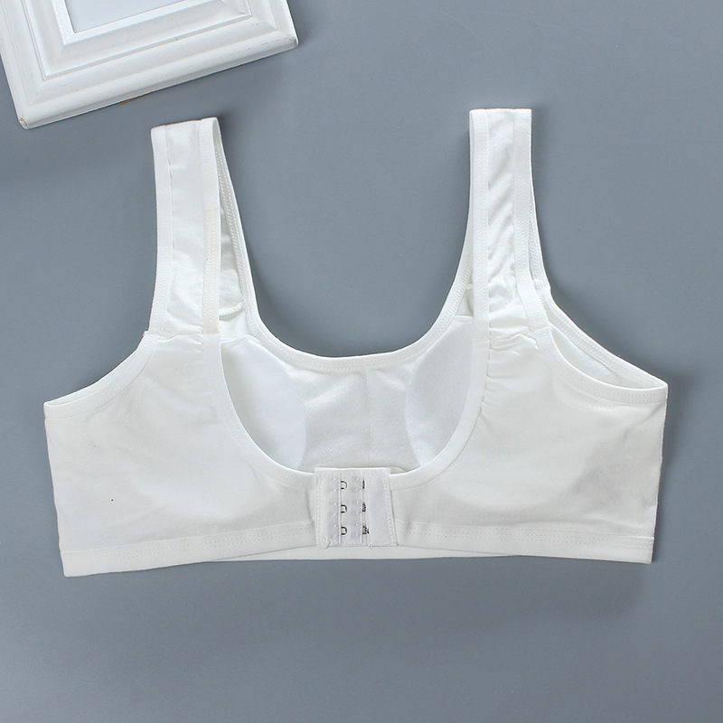 Soutien-gorge rembourré en coton pour filles et adolescentes de 10 à 16 ans, haut de puberté sans fil, sous-vêtements de Sport pour enfants