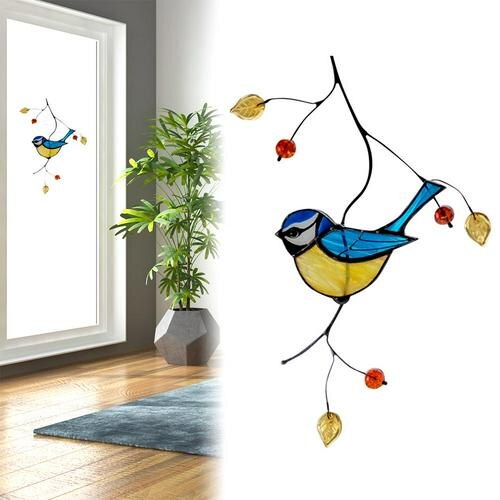 Cartoon Patroon Vogels Behang Muursticker Flying Muursticker Woonkamer Slaapkamer Decoraties Behang Mural Verwisselbare Stok
