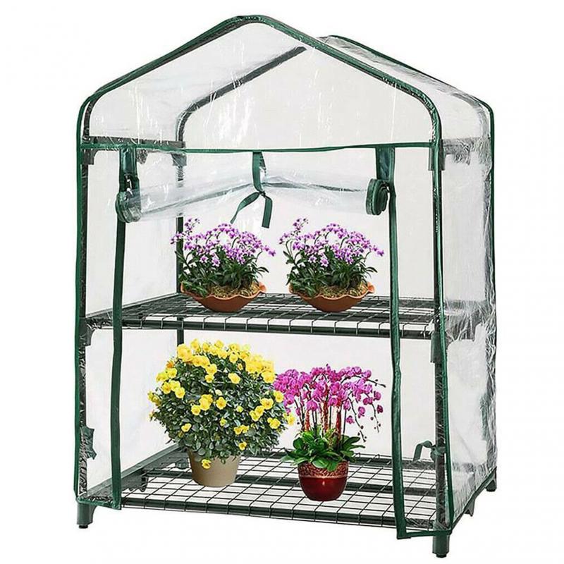 Mini serre de culture hydroponique, 2/3/4/5 niveaux, couverture en PVC, pour l&#39;extérieur et le jardinage