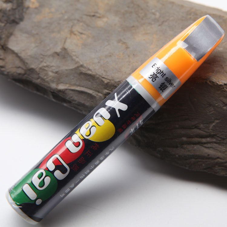 12ml Waterproof Repair It Clear Car Scratch Repair Pen Car Paint Marker Repair Pen Metal Marker: Silver