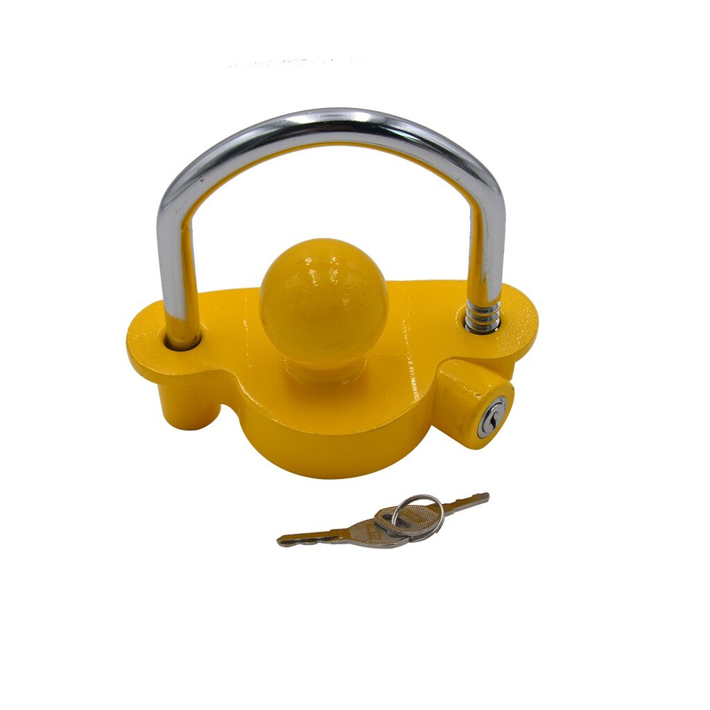 Universal High Security Universal 50mm Caravan Trailer Lock Marine Product Hitch Lock Caravan Trailer Coupling Tow Ball lock#P35