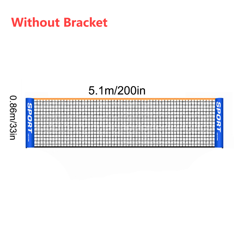 Red de bádminton para deportes de interior y exterior, redes cuadradas de entrenamiento de tenis y voleibol, 3,1/4,1/5,1/6,1 m: Blanco