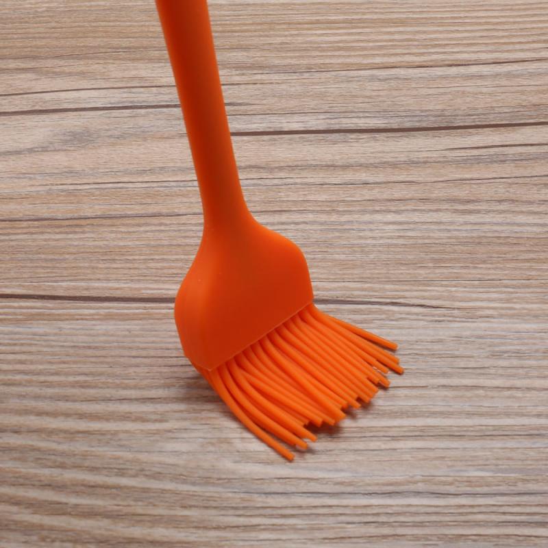 Small Silicone Pastry Brush Baking BBQ Basting Brush Baking Oil Brush Clear Handle Kitchen Cooking Baking Basting Tools