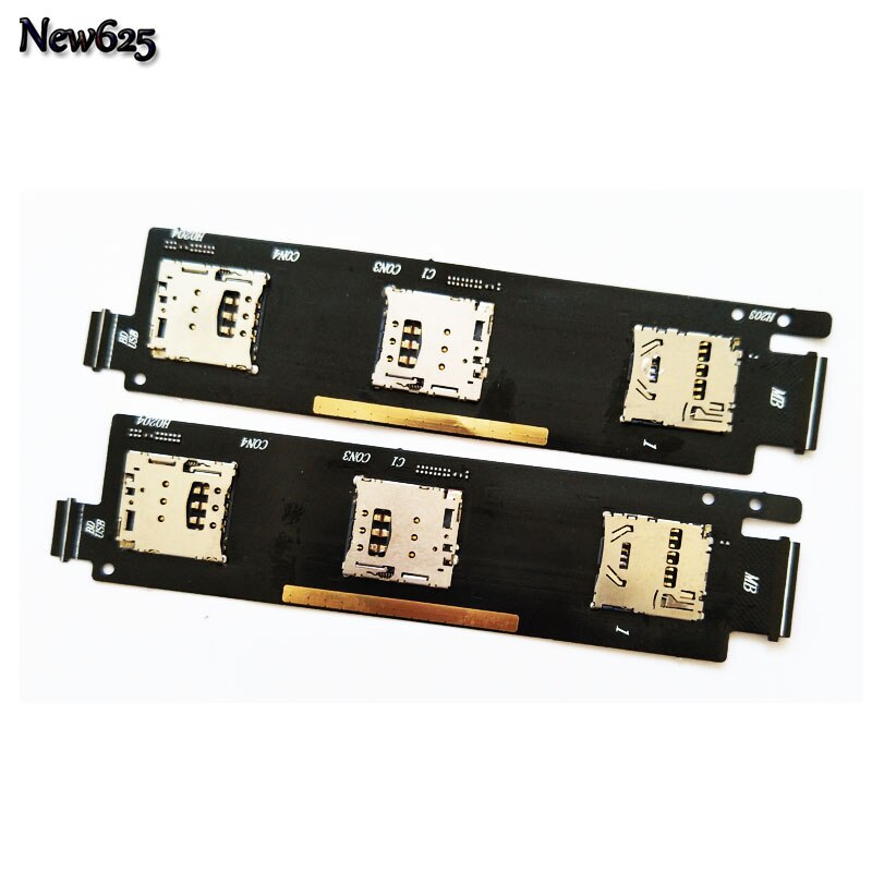 Single Dual Sim Flex Cable For ASUS Zenfone 6 A600CG A601CG Sim Card Adapter Reader Holder Slot Ribbon
