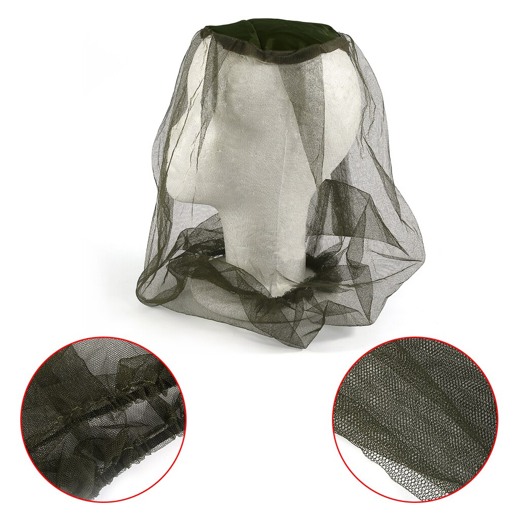 Midge Mosquito Insect Hat Bug Mesh Net Sun Hat Face Protective Cover For Outdoor Camping Travelling Backpacking Fishing