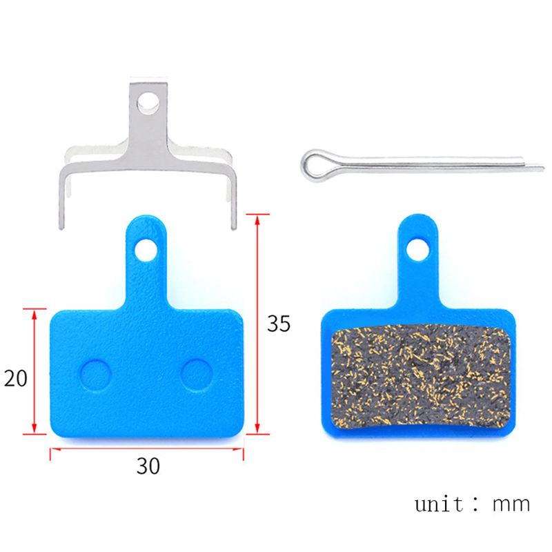 1 pares Semi-metal freno de disco de bicicleta de montaña MTB ciclismo pastillas de freno para bicicletas y accesorios moto-accesorios SHIMANO B01S SRAM M446 355