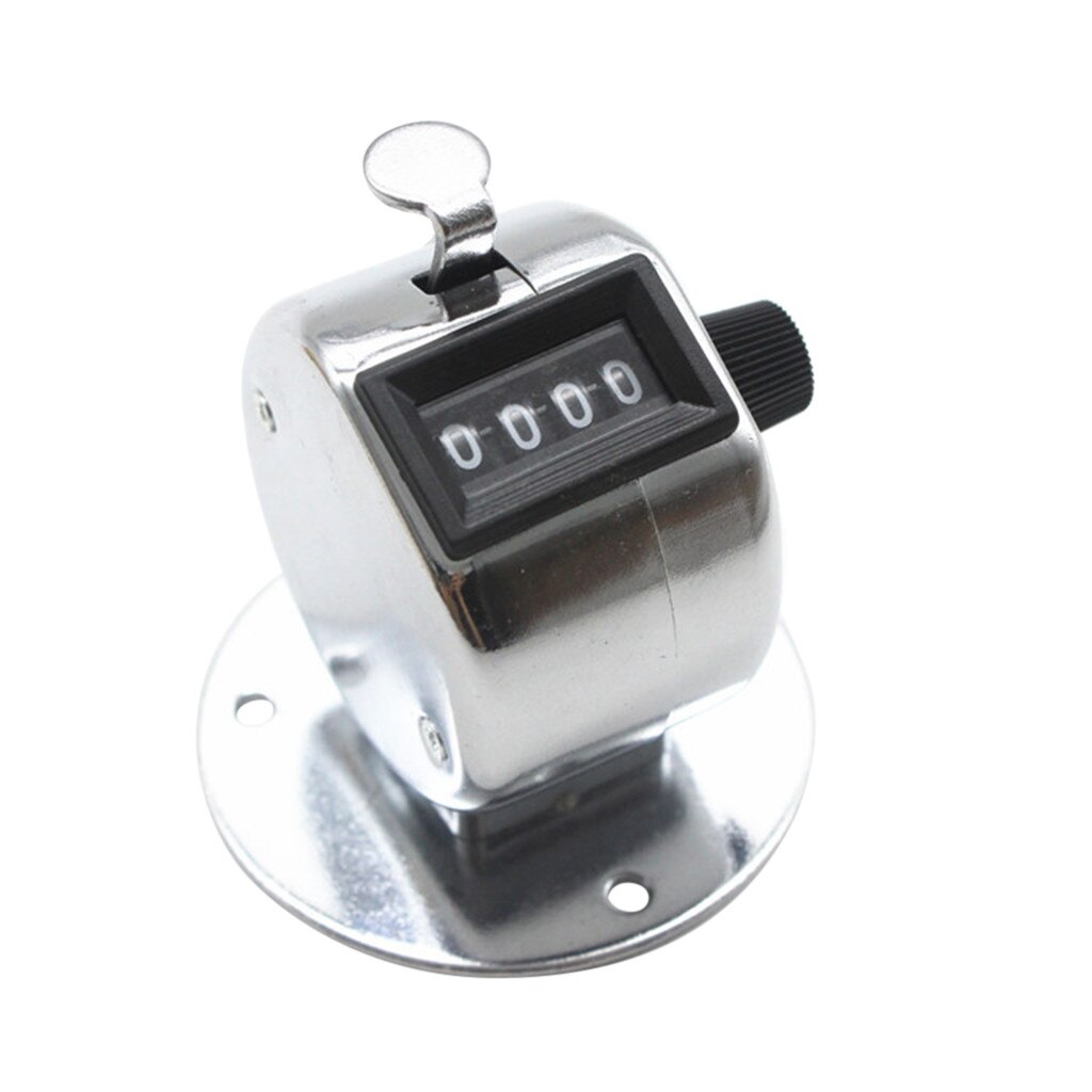 4 Digit Counters Mechanical Counter Manual Clicking Hand Counter Sports Running Kicking Tally Clicker Portable Press Counters
