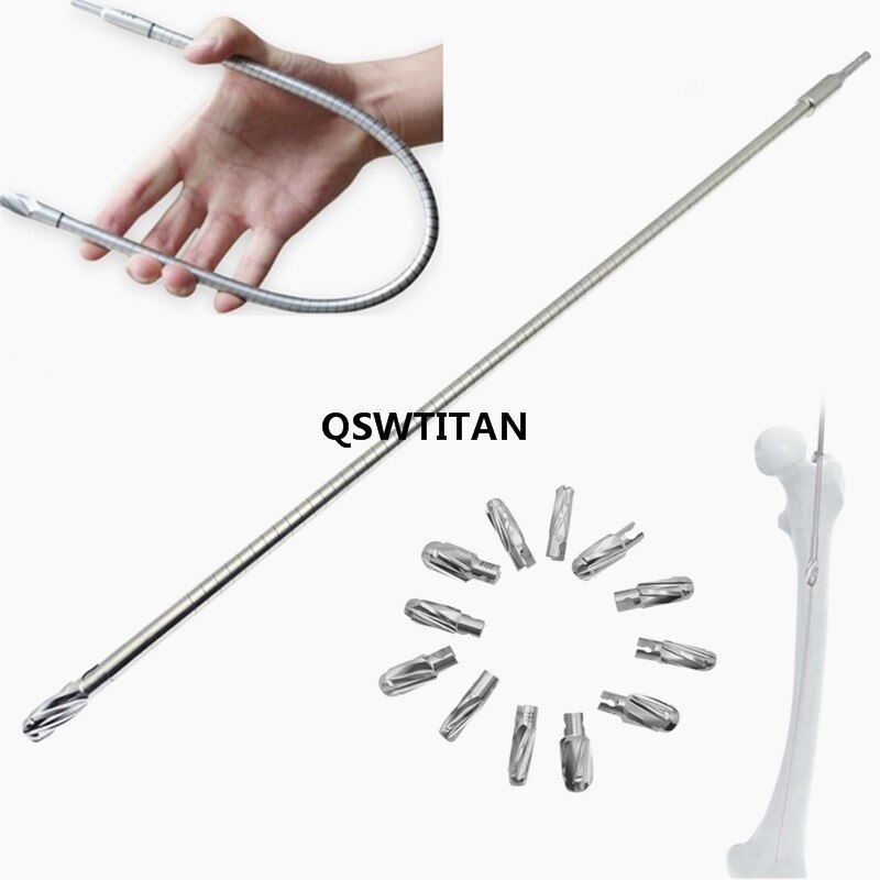 Alésoir Flexible à couplage rapide, ensemble d&#39;instruments chirurgicaux orthopédiques