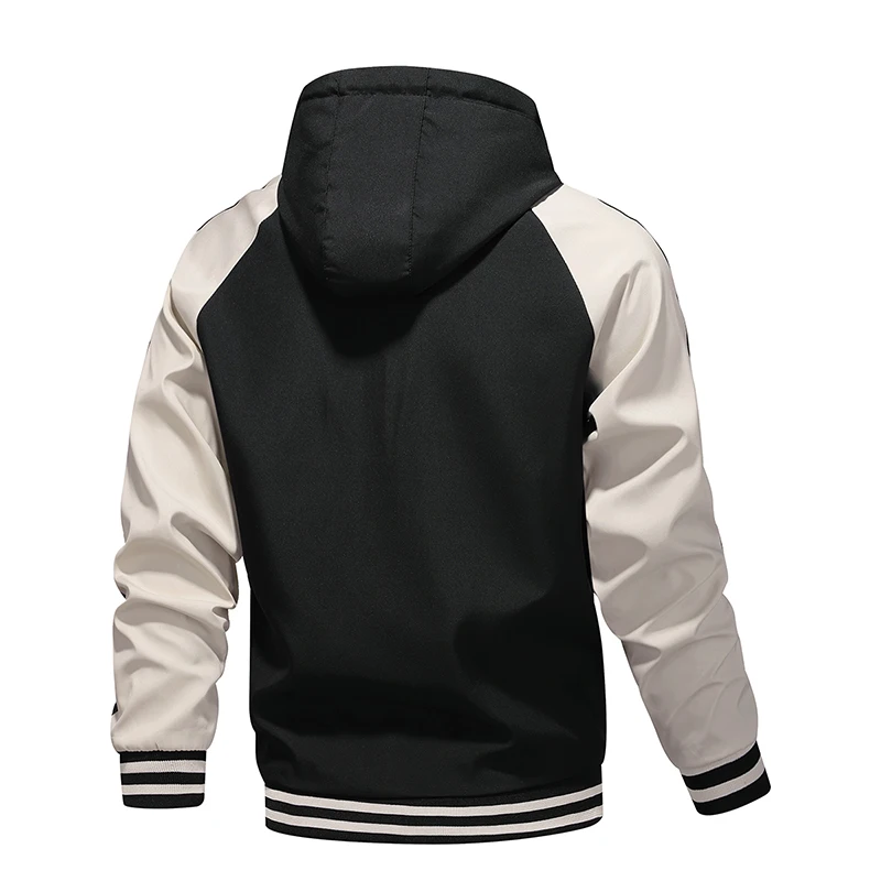 Heren Jas Herfst Lente Ride High-Performance Windjack Kleding Motorjas Mannelijke Motorjassen Winddicht Gestreept