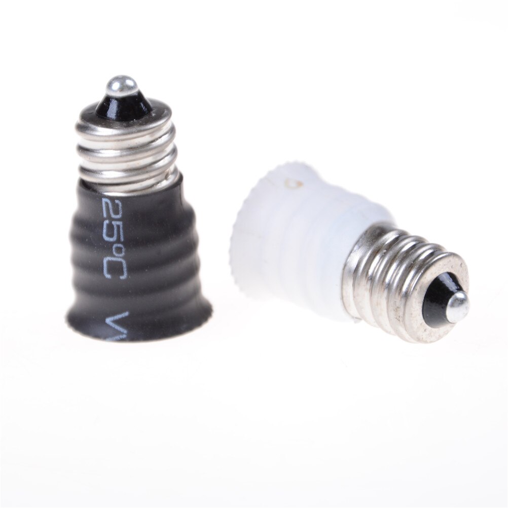10-Pack E12 To E14 Light Bulb Base Adapter – Convert Candelabra To Intermediate Base – Socket Converter USA