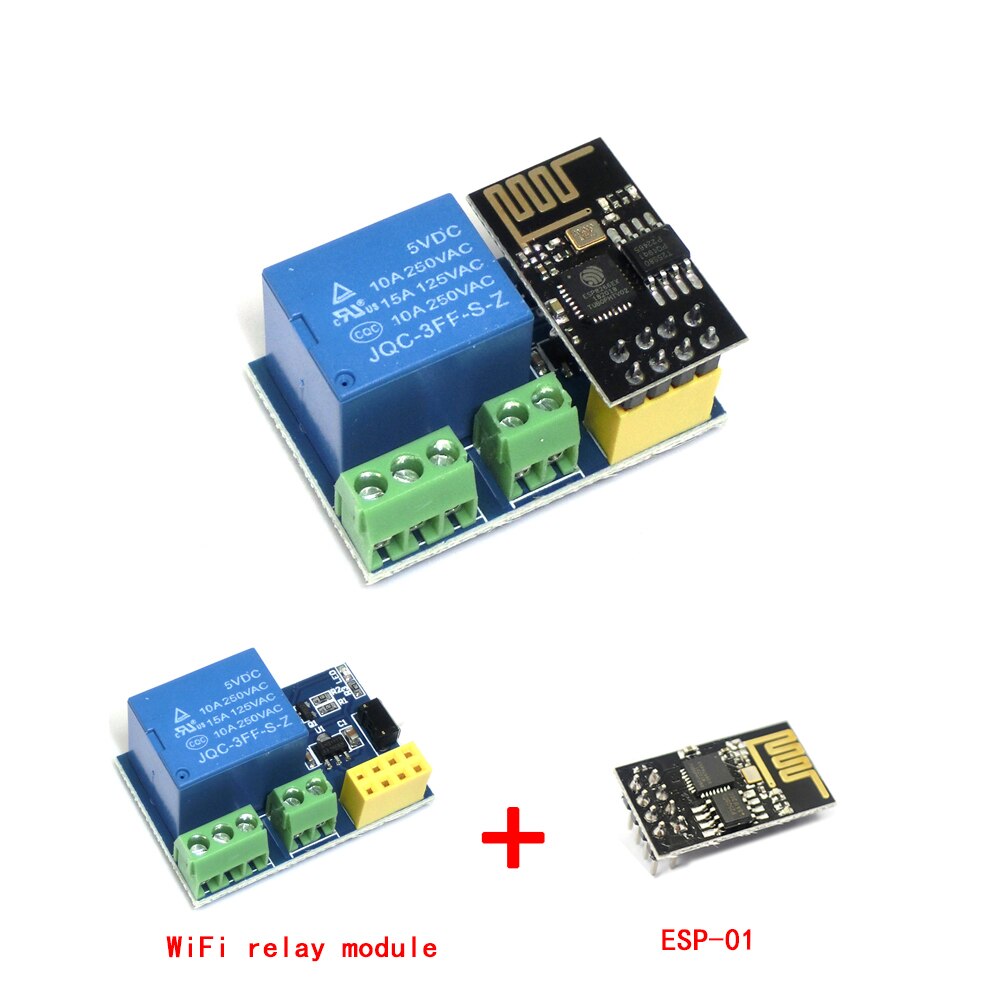 ESP8266 5V Wifi Relais Module DHT11 Rgb Led Controller Dingen Smart Home Afstandsbediening Schakelaar Telefoon App Usb Naar ESP8266 Adapter: With ESP-01