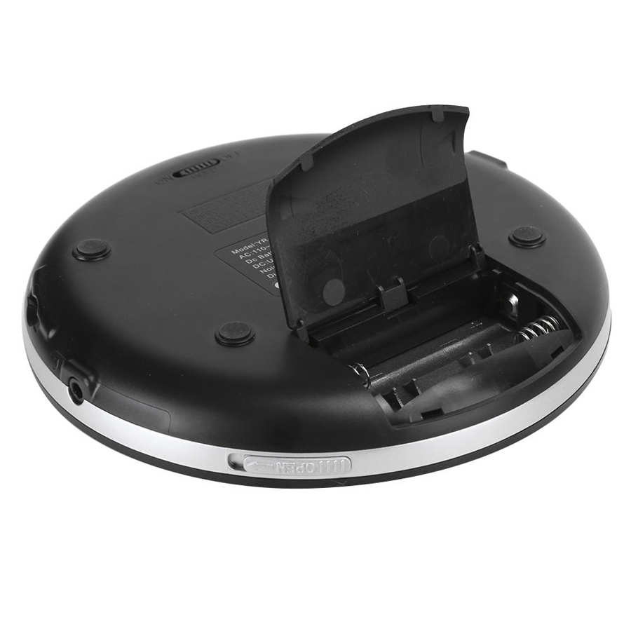 Small Portable CD Player 2.0 Inch Screen Stereo Music Player CD CD-R CD-RW MP3WMA Disk Format CD Player with Headphones Jack