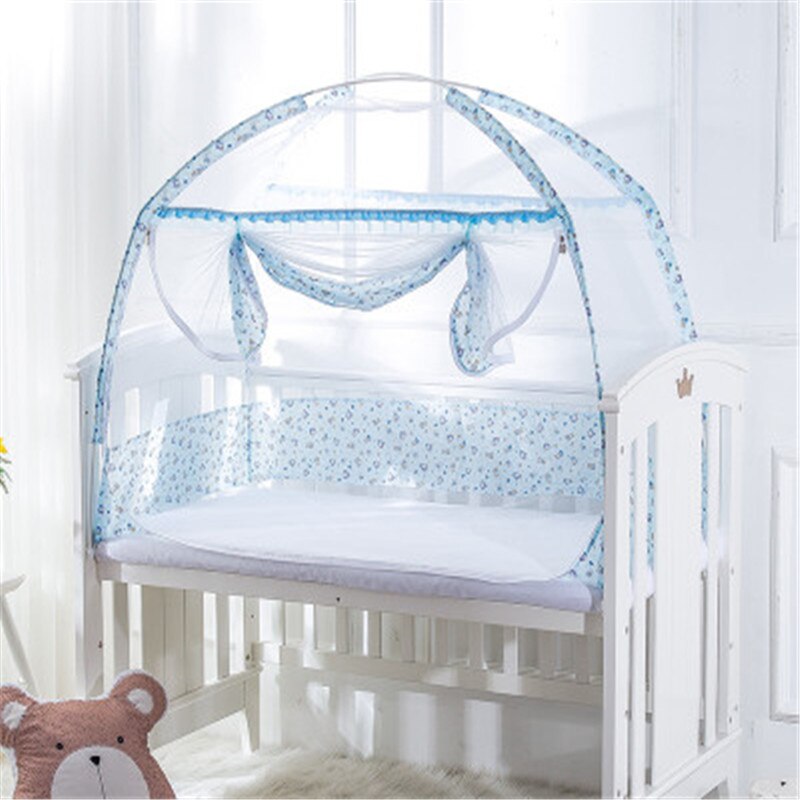 Ger type sammenklappelig barneseng myggenet børneseng anti-myggedæksel børn sove sengenet lege telt 0-2y: Bbwz 025 jingdianlan