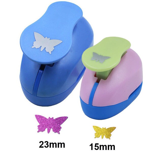 Christmas Snow Punch Craft 2pcs Snowflake (1pc 5/8&quot; and 1pc 1&quot;) hole punch set Scrapbook Paper Puncher Children&#39;s diy: Butterfly