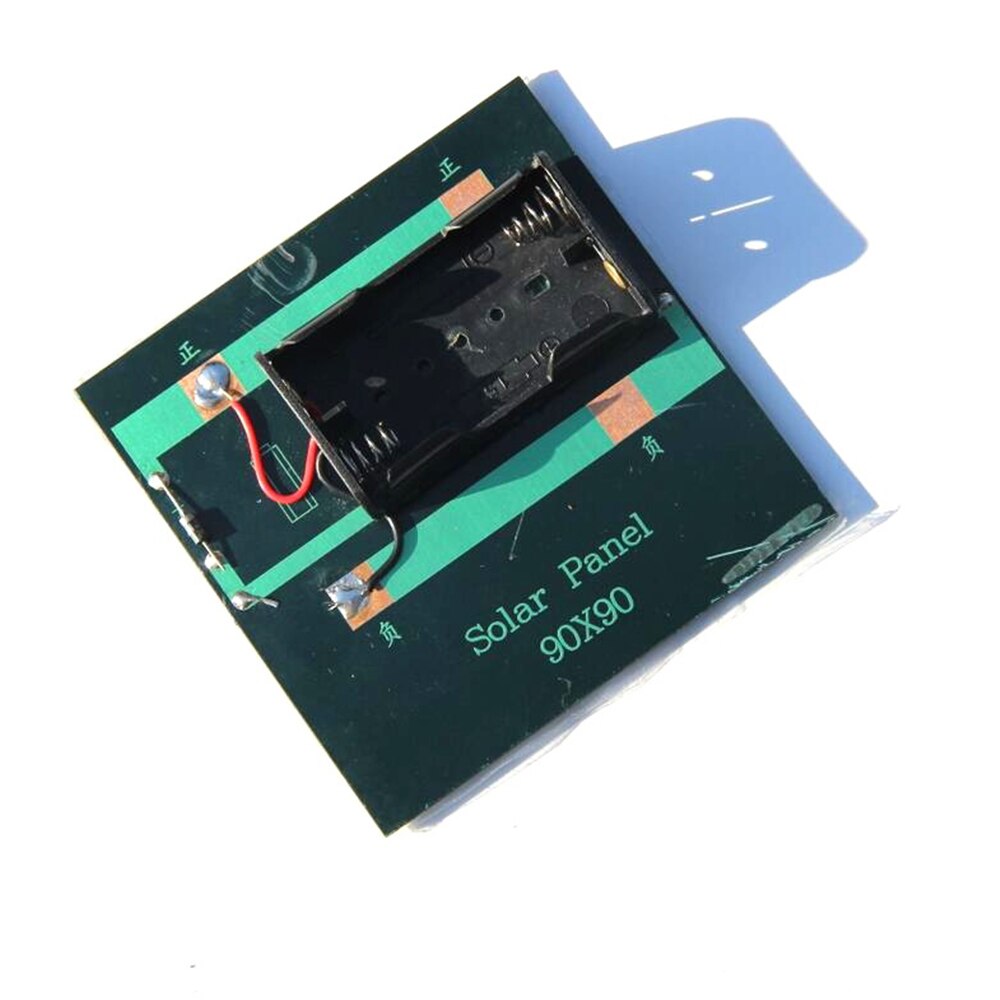 1W 4V Rechargeable AA Battery Solar Panel Solar Cell Charger Adapter With Base for 2xAA Batteries Charging